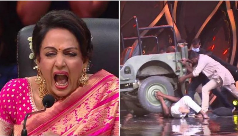 Hema Malini screamed seeing this contestant feat