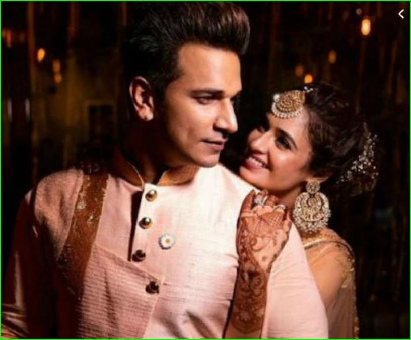 Yuvika Chaudhary And Prince Narula Celebrate Their Fourth Wedding Anniversary Watch Newstrack