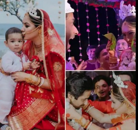 Beautiful pictures of Pooja Banerjee's wedding surfaced