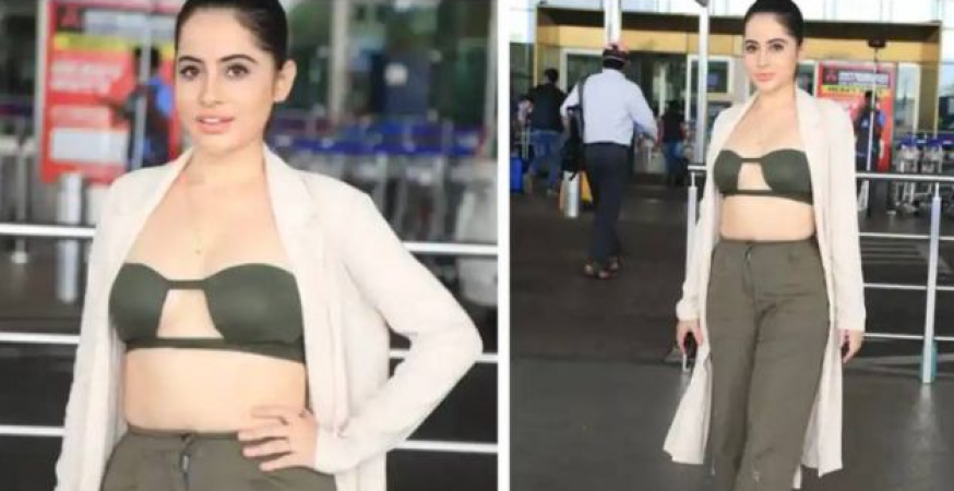 Urfi Javed Gets Trolled Again For Her Outfit Netizens Say She Goes To Airport For Limelight 9110