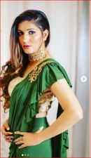 Sapna Chaudhary set Instagram on fire in a green sari; see her picture here!