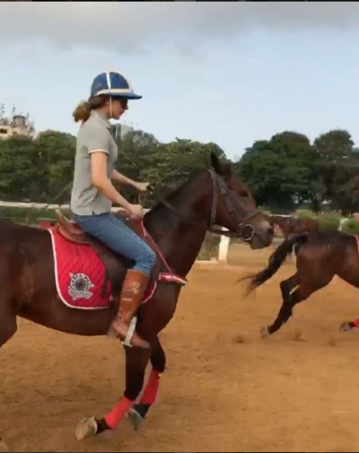 Kangana Ranaut is learning horse riding