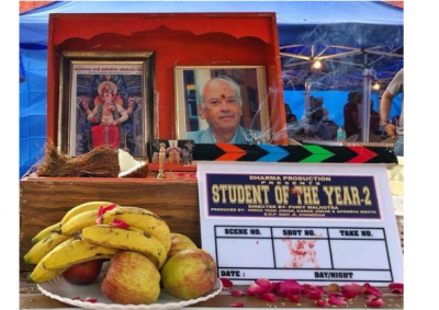 Lights.. camera..action! Student Of The Year 2 goes on floors