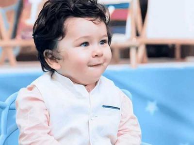 Check out the little nawab's latest pictures with super expressions