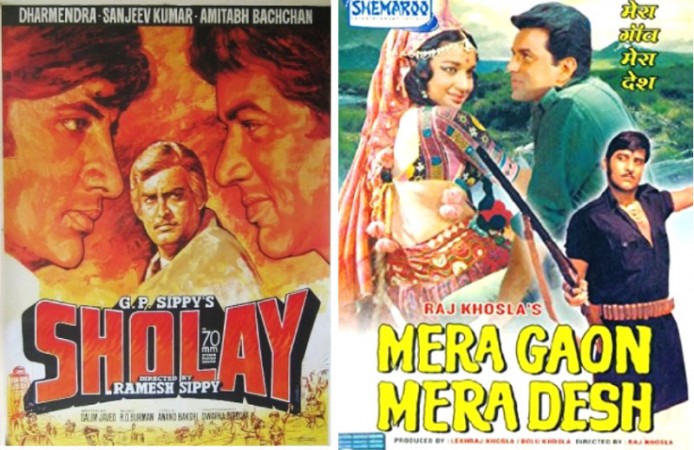Dharmendra's Unprecedented Lead in Hindi Remakes, From Mera Gaon Mera Desh to Sholay