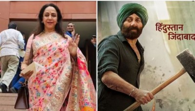Hema Malini Applauds Sunny Deol's 'Gadar 2' for Earning Over Rs 300 Crore at Box Office