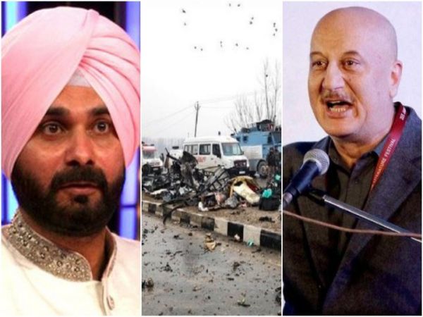 'Rubbish' Anupam Kher slams Navjot Singh Sidhu for remarks on the Pulwama attack