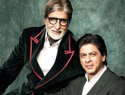 Check out the adorable selfie of Producer' Shah Rukh Khan with an 'employed' Amitabh Bachchan