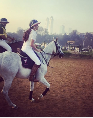 Jacqueline Fernandez spotted enjoying horse riding on Sunday