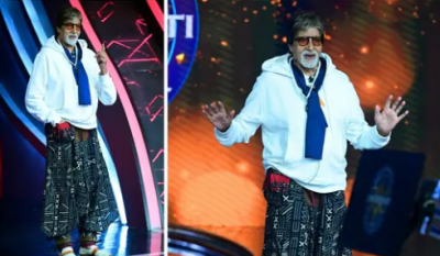 Amitabh Bachchan’s new cool look,  Netizen compared him with Ranveer  Singh