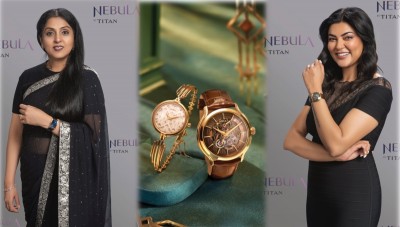 Sushmita Sen launches Nebula by Titan’s Exquisite new Art Deco Collection in 18 K gold