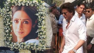 SRK's tearful adieu to Sridevi