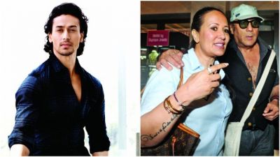 Jackie and Ayesha Shroff presented a special gift to their son Tiger Shroff