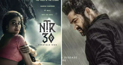 Janhvi Kapoor shared the first poster of her Telugu debut, NTR 30, on her birthday