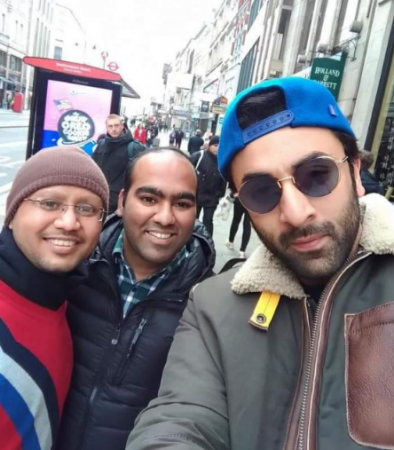 Photo! Ranbir Kapoor is chilling in London