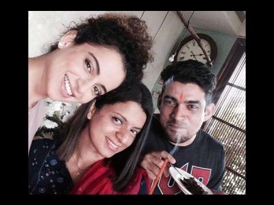 Kangana replaces sister Rangoli with brother Akshit to maintain her work