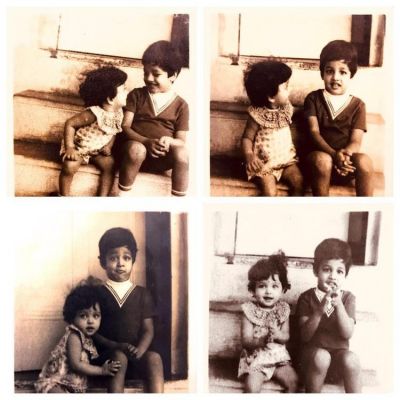 See photos: cuteness overloded ; Aishwarya Rai Bachchan's childhood pictures with her brother Aditya Rai