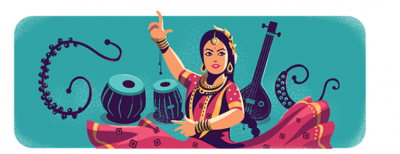 Google Doodle today pay tribute to Indian legendary Sitara Devi.