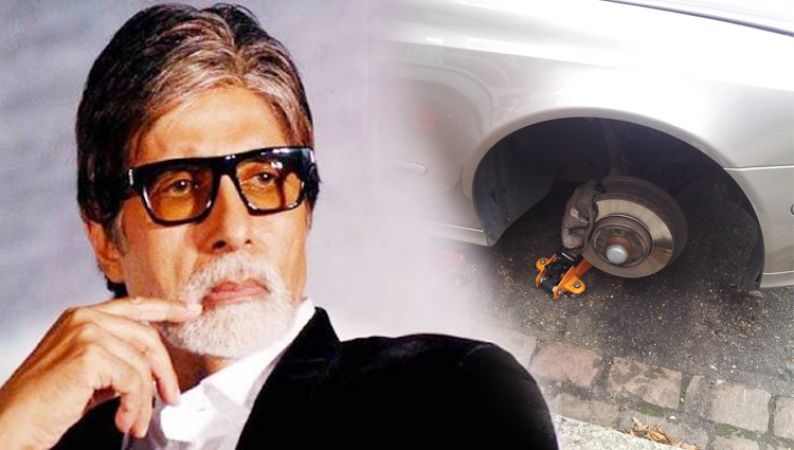 Miracle escape: Amitabh Bachchan car wheel detached in Kolkata