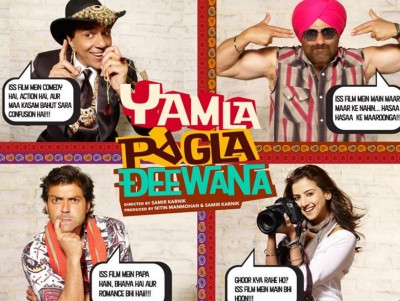 'Yamla Pagla Deewana' Lights Up 1550 Screens in Bollywood History