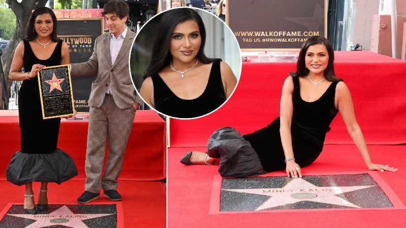 Mindy Kaling in galaxy of 'Hollywood Walk of Fame