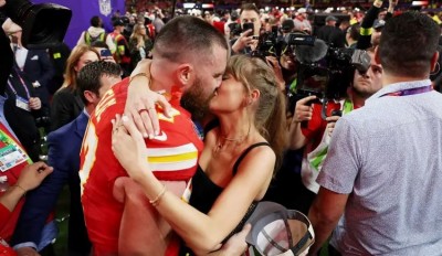 Travis Kelce's Romantic Moment with Taylor Swift After Super Bowl Win