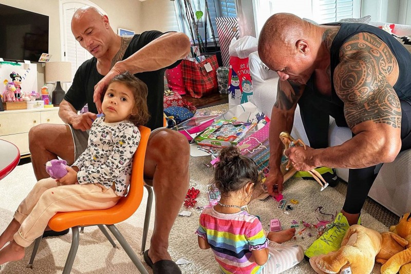 Dwayne Johnson says being father to daughters has made him 'more tender and gentler'