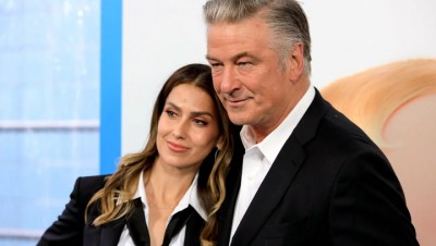Alec Baldwin's wife Hilaria says 'I'm here' in a supportive message surrounding the Rust shooting
