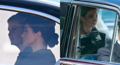 At the late Queen's procession, Meghan Markle rode in a different car from Kate Middleton and Camilla, know why