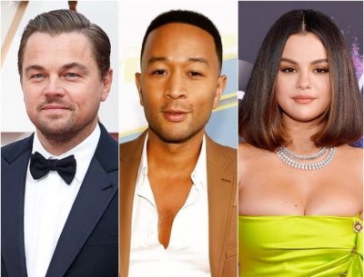 Leonardo DiCaprio and Selena Gomez collaborate for the upcoming presidential elections