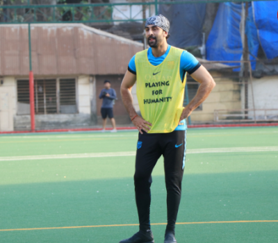 Ranbir Kapoor enjoyed his weekend playing football in the city