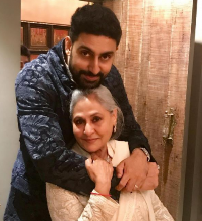 Abhishek  Bachchan shared an adorable photo with mother, have a look