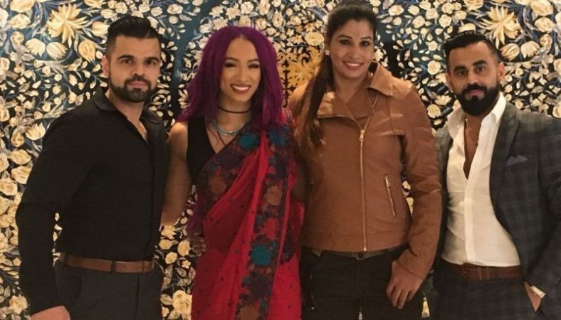 Sasha Bank wear saree and turn into Modern Maharani: WWE