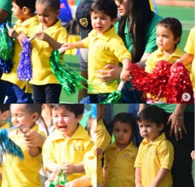 Taimur Ali Khan not enjoy  sports day at school despite winning a medal:  View pics