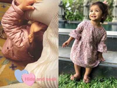 So, Cute! Misha's cuddling movement with mommy Mira is unmissable
