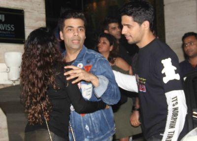 Karan Johar, Sidharth and who is she? This  Mystery lady is trending after Sid's Birthday bash