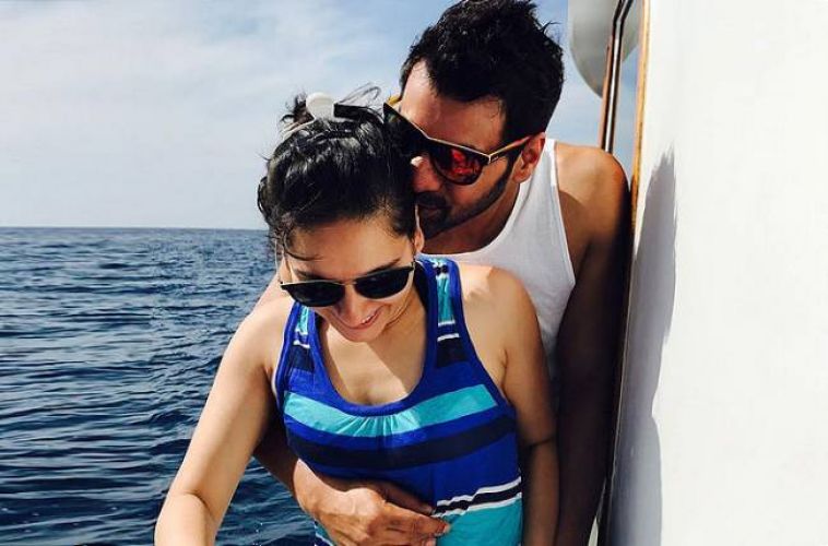 Shabir Ahluwalia and Kanchi Kaul are spending quality time in Maldives
