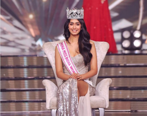 21 year-old Sini  Shetty crowned Femina Miss India world 2022
