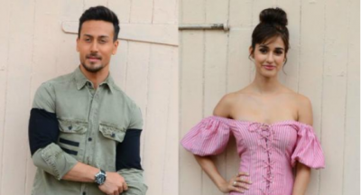 Baaghi 2 promotions: Tiger Shroff and Disha Patani spotted at a film studio