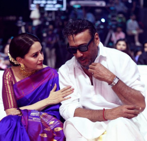 Jackie Shroff shared an adorable photo with his ‘most favorite’ Madhuri Dixit