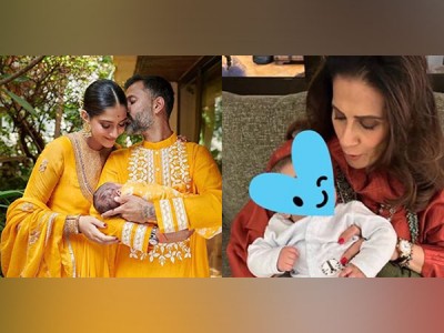Anand share a glimpse of Vayu's birth and wishes Sunita Kapoor on birthday