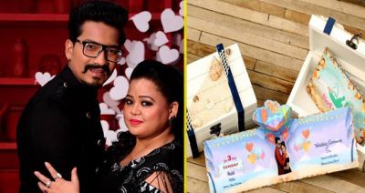 'Shaadi Ka Card' of Bharti Singh is expressing fun personality of couple