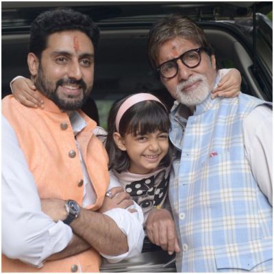 3 generations of Big family : See Amitabh Bachchan shares pic with Abhishek Bachchan and Aaradhya Bachchan