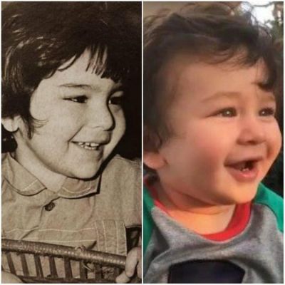 Throwback  Photo:  Taimur seems replica of dad Saif Ali Khan in this childhood picture