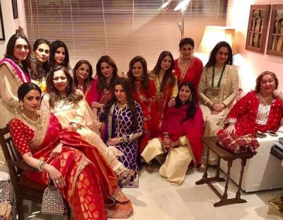 See pics: How Kapoor family celebrated Karwa Chauth with Sridevi