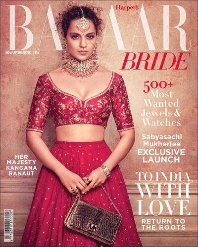 Kangana Ranaut's bridal look for Bazaar Bride is beautiful