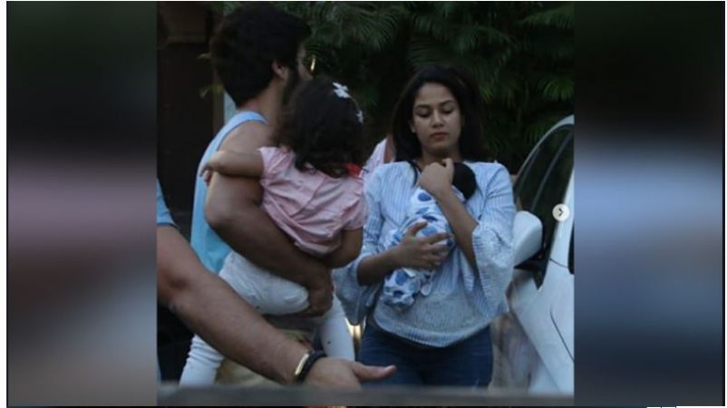 Complete family: Shahid Kapoor and Mira Rajput come out of hospital with Prince Zain Kapoor