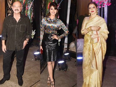 See in Pictures: Biggies of Bollywood spotted at Rakesh Roshan's birthday bash