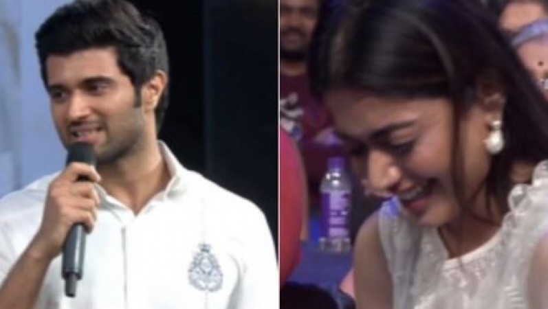 Video!! Here Is What Vijay Deverakonda Said Which Left Rashmika Mandana ...