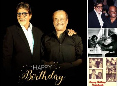 Rajinikanth’s 68th Birthday: Amitabh Bachchan,Kamal Haasan and Mahesh Babu wish Thalaiva